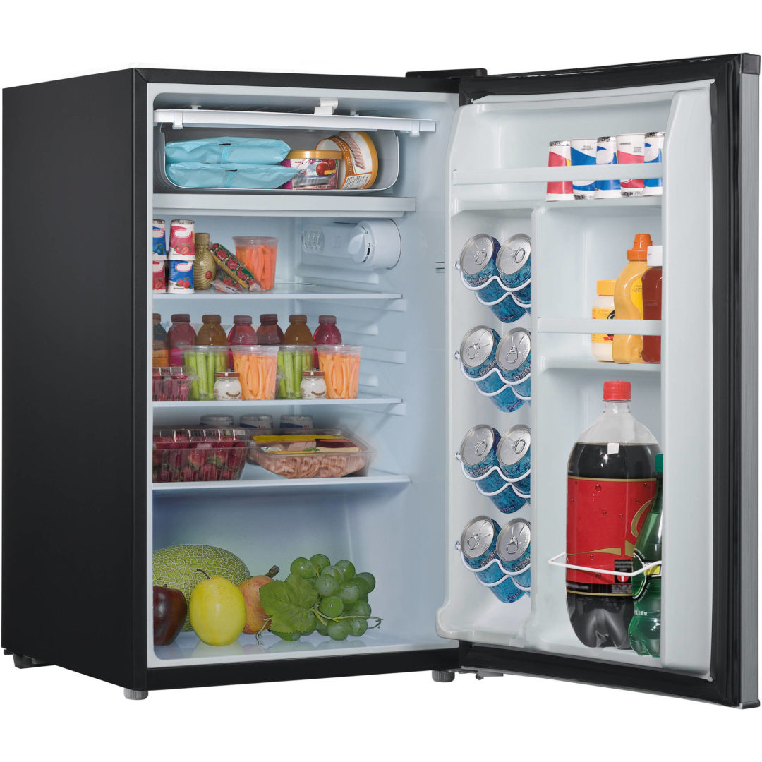 Galanz 4.3 Cu Ft Single Door, Compact Refrigerator GL43S5, Stainless